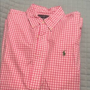 Ralph Lauren Pink Gingham Shirt